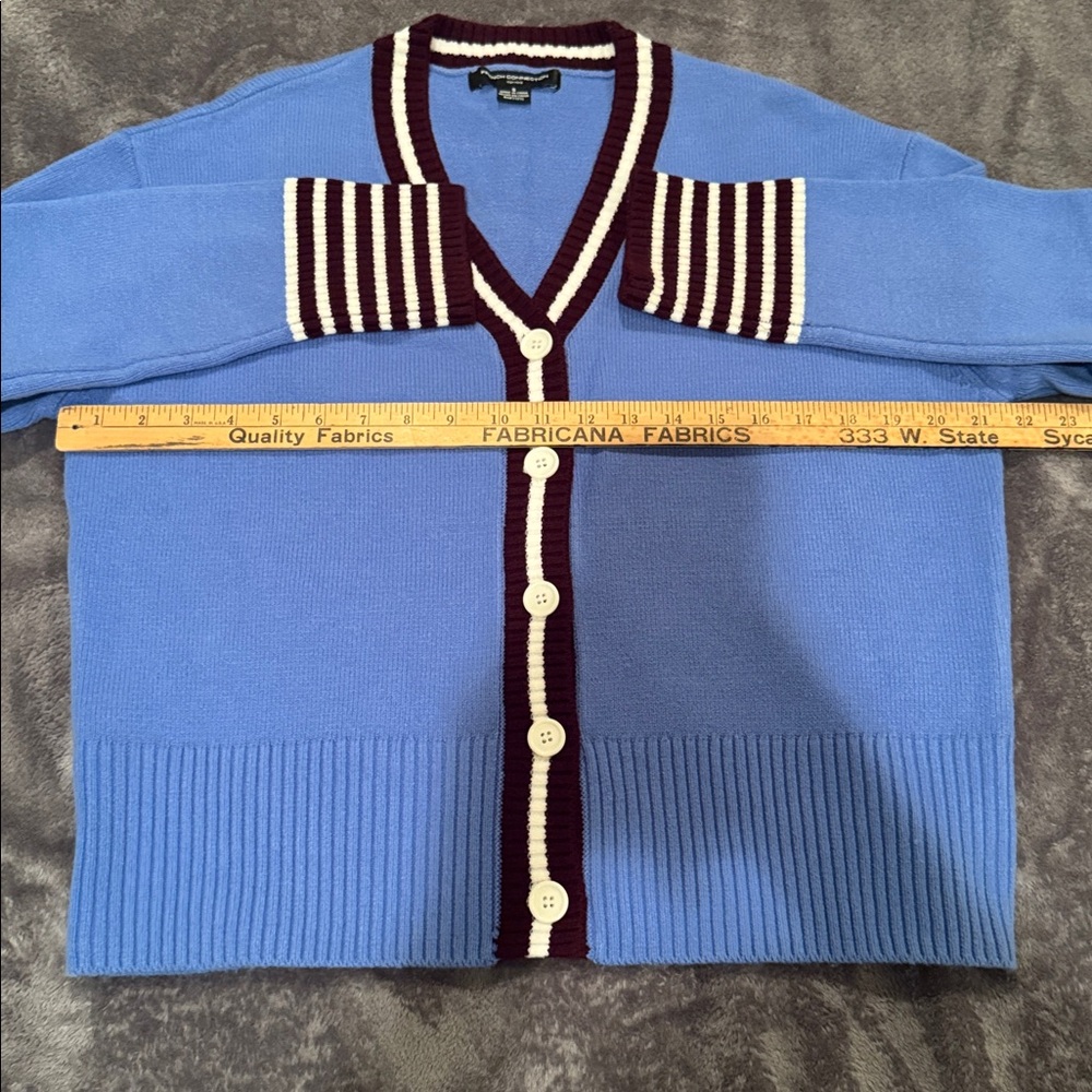 French Connection Varsity Cardigan Sweater Small - Picture 5 of 6